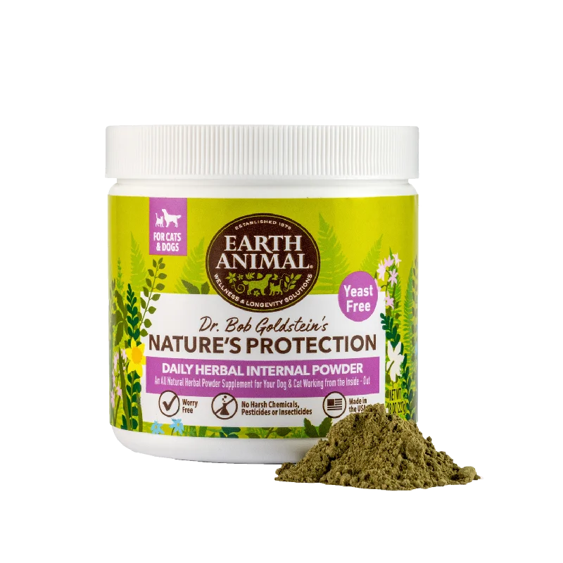 Earth Animal Nature's Protection™ Flea & Tick Daily Herbal Internal Powder - Yeast Free