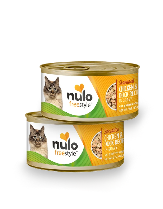 Nulo FreeStyle Shredded Chicken & Duck Recipe in Gravy Cat & Kitten Food