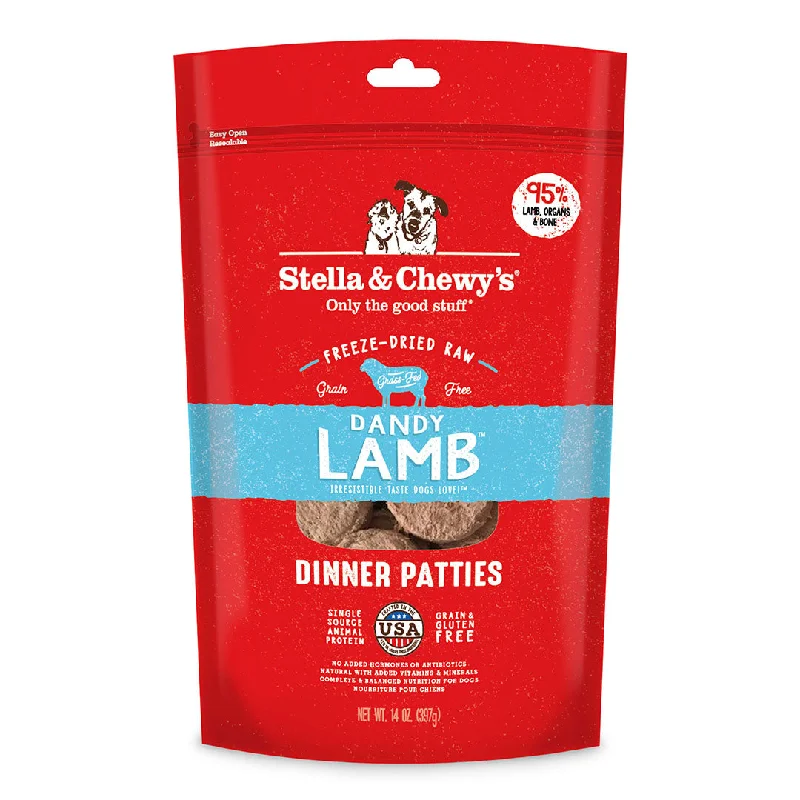 Stella and Chewy's Freeze Dried Raw Dinner Patties - Dandy Lamb