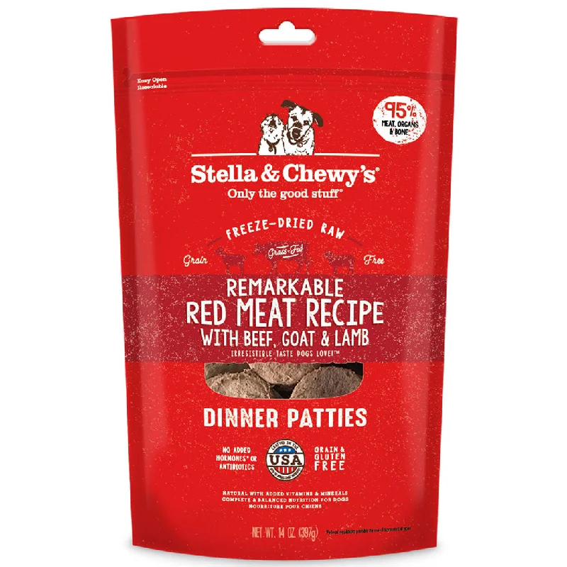 Stella and Chewy's Freeze Dried Raw Dinner Patties - Remarkable Red Meat